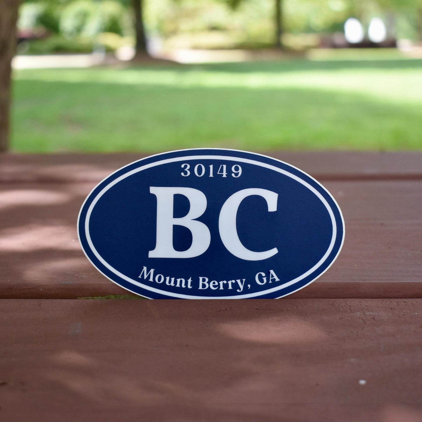 Oval BC Sticker