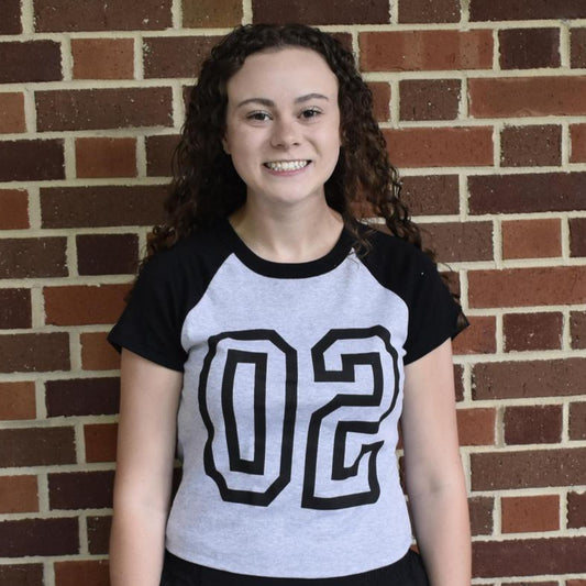 Women's Heather Gray 02 Baby Tee