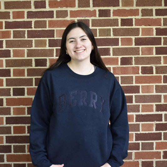 CI Sport Navy Crewneck Sweatshirt w/ Navy "Berry"