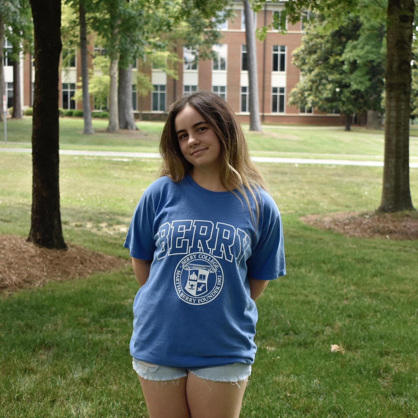 Blue 84 Royal Blue Tee Berry w/ College Seal