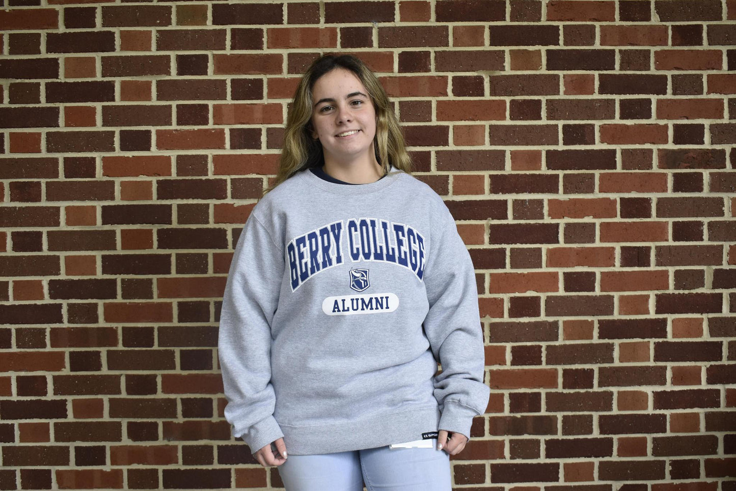 Grey Berry College Alumni Heather Crewneck