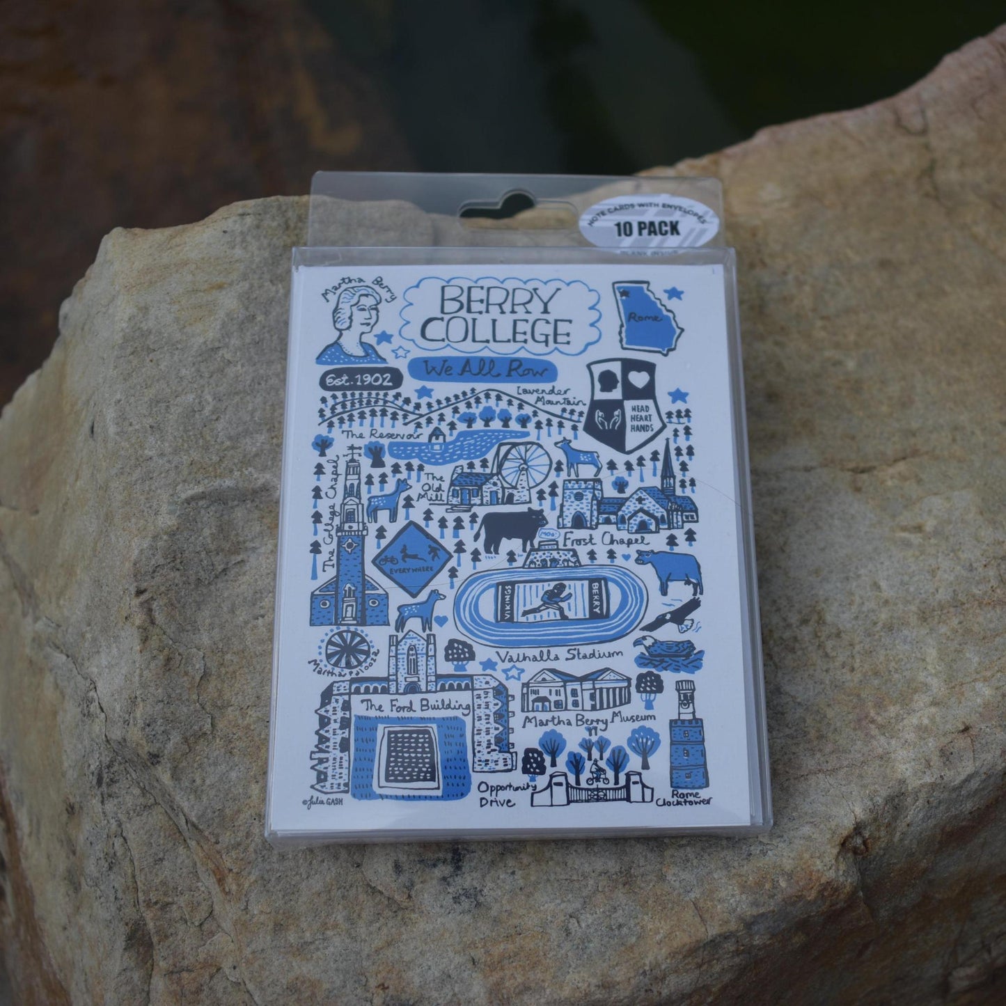 Julia Gash Notecards w/ Envelopes