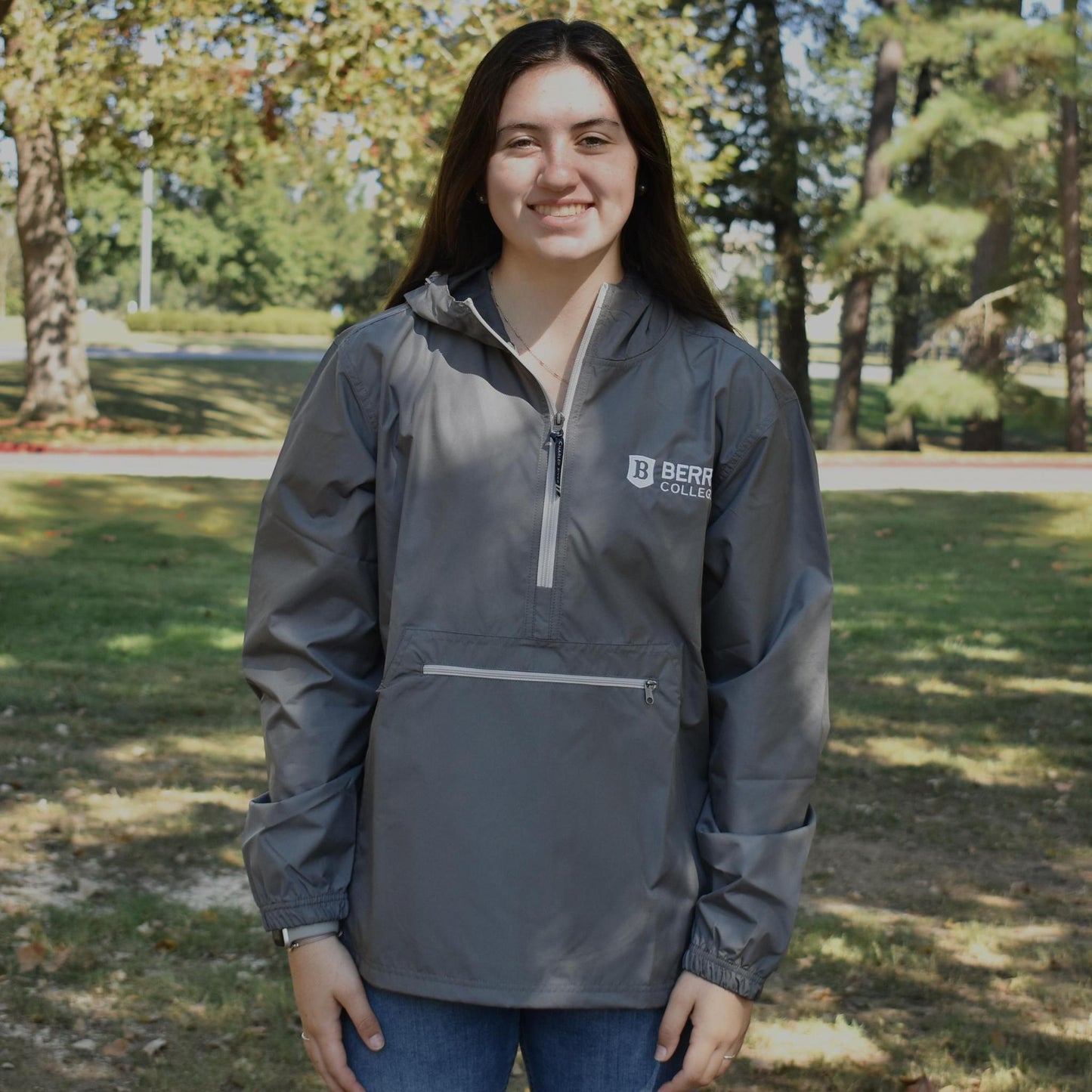 Charles River Grey Pack-N-Go Pullover