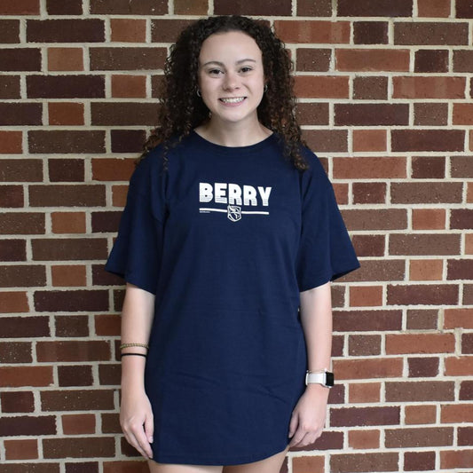 Navy Berry 101 Stripe Tee