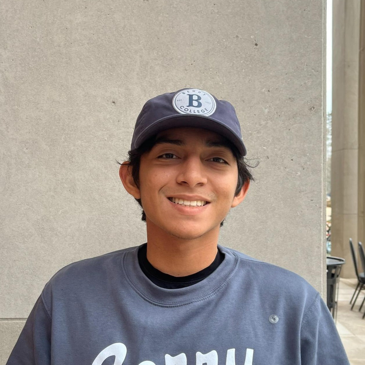 Zephyr Navy Berry College w/ 1902 circle patch