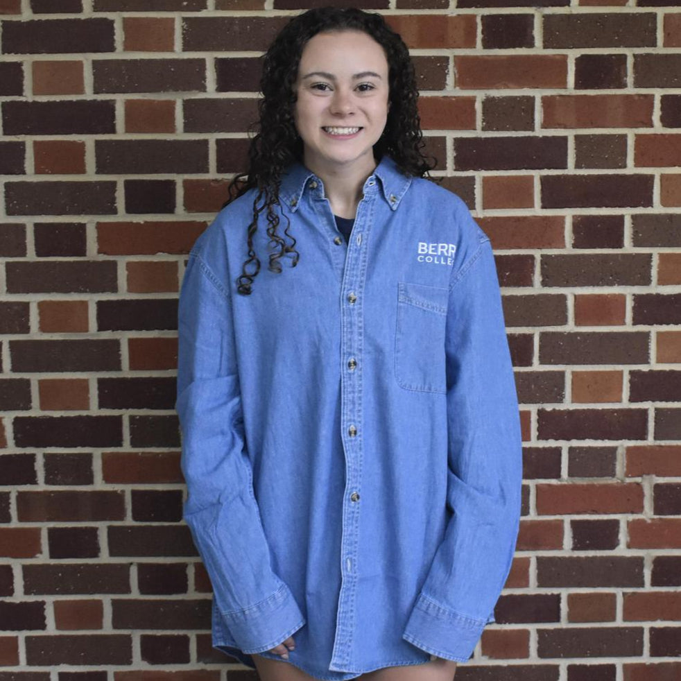 Long Sleeve Denim Berry College Shirt