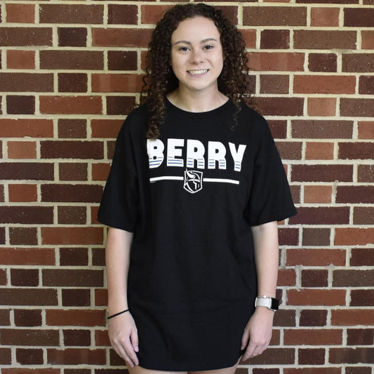 Duck Co Berry Stripes Tee Big Berry Black