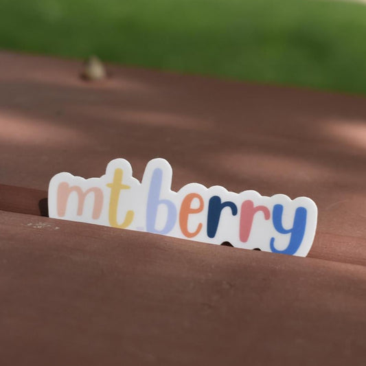 Pastel Mt. Berry Sticker