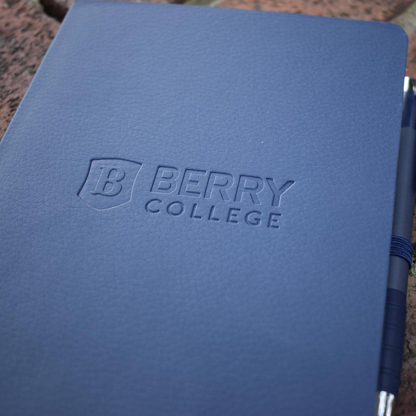 MCM Navy Notion Journal With Pen