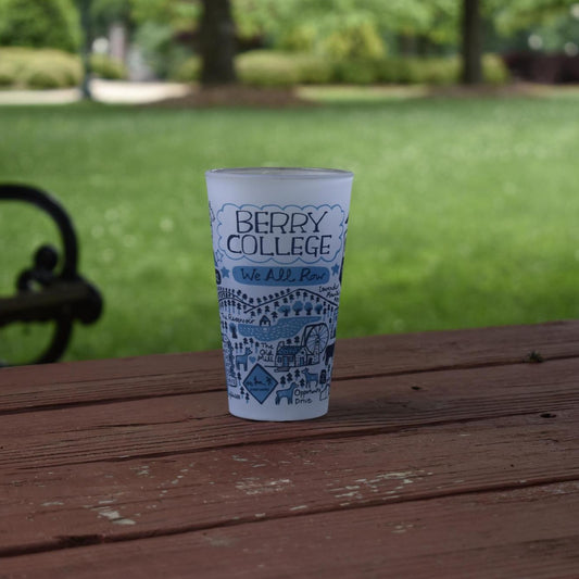 Julia Gash 16 oz Berry Frosted Pint Glass