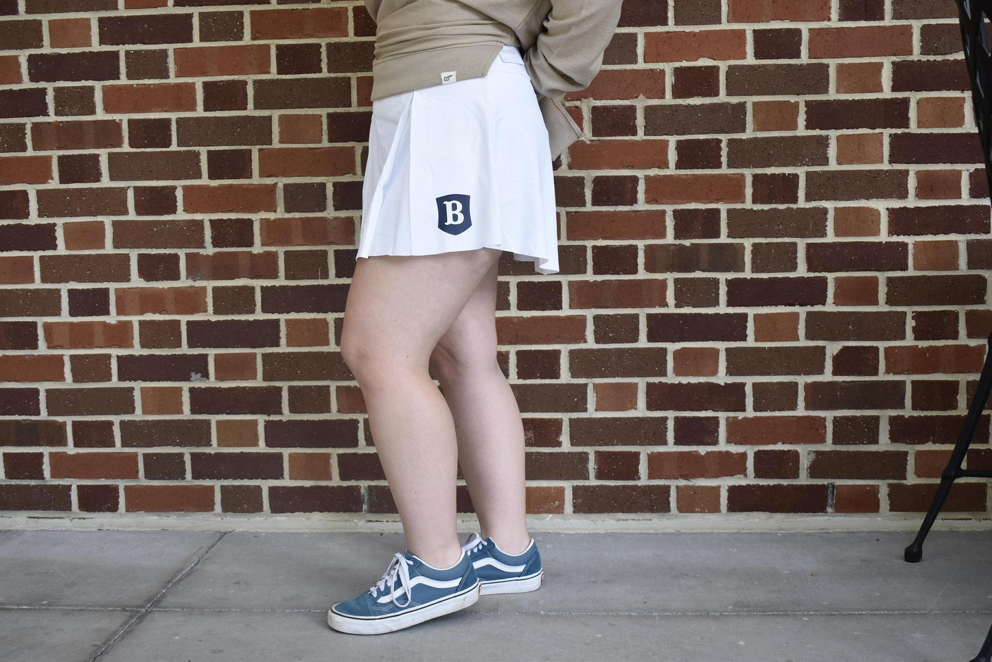 Women's White Nike Club Skirt Berry Shield
