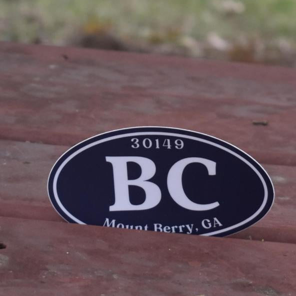 Oval BC Sticker