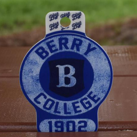 Blue 84 Berry College Baxter Sticker