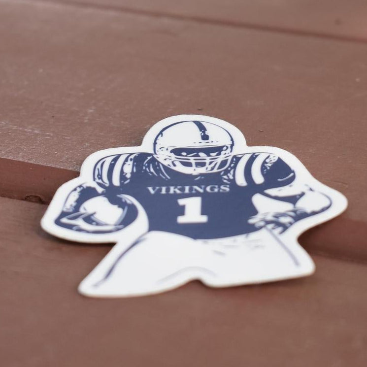 Berry Football Player Sticker
