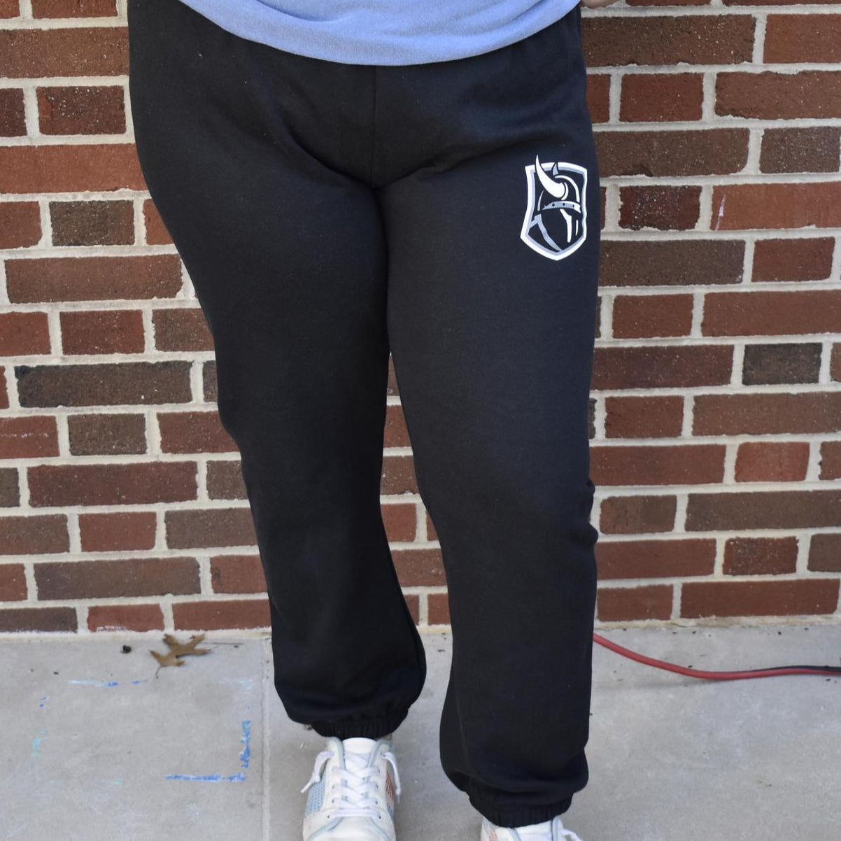 MV Sport Black Fleece Sweatpants w New VH