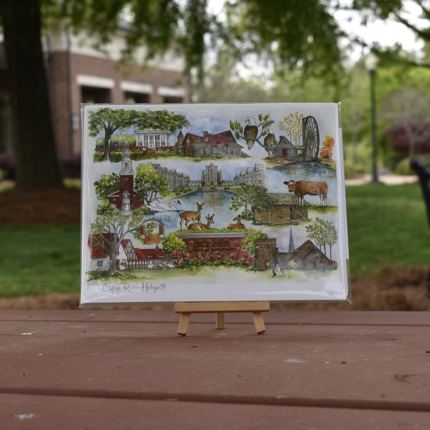 Cheryl Riner Hodge- Berry College Note Card Pkgs/ 5 per