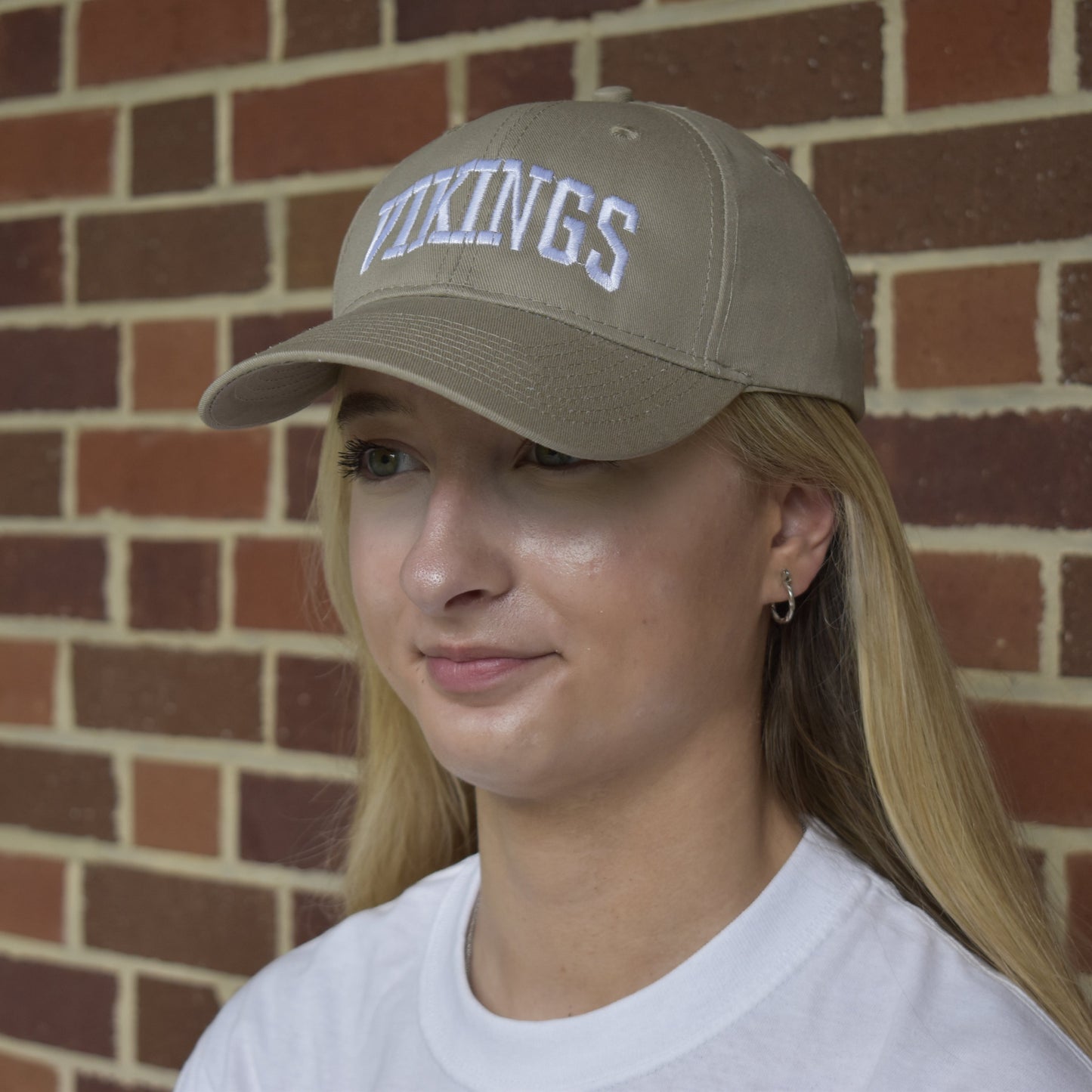 FreedomWear Hat/Tee Combo Tan Hat White Shirt