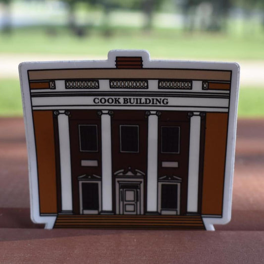 Cook Building Sticker