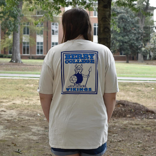Tan Vintage Viking Head T-Shirt