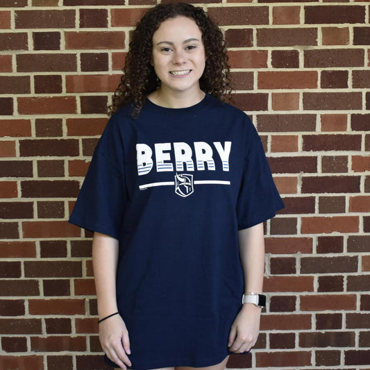 Duck Co Berry Stripes Tee Big Berry Navy