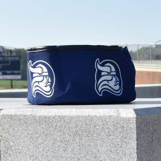 Collapsible Dog Bowl with Viking Head