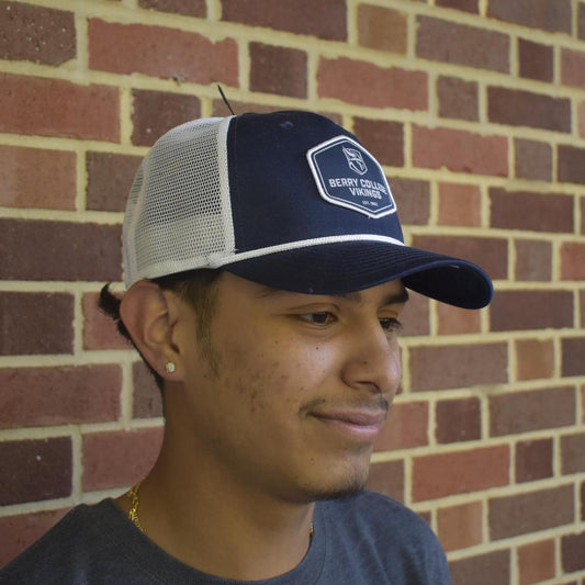 Berry College EST.1902 Nike Navy Mesh Rise Cap