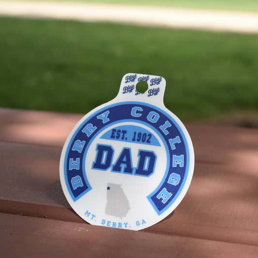 Blue 84 Berry College Dad Sticker