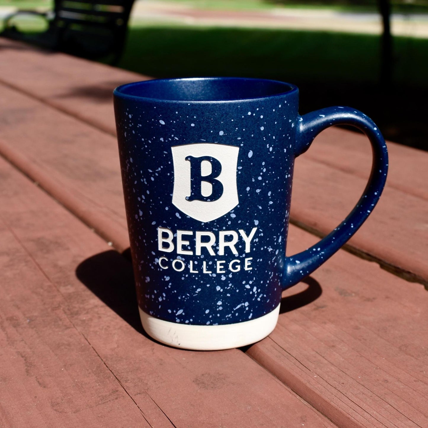 Cobalt Blue Stacked Primary Logo Mug