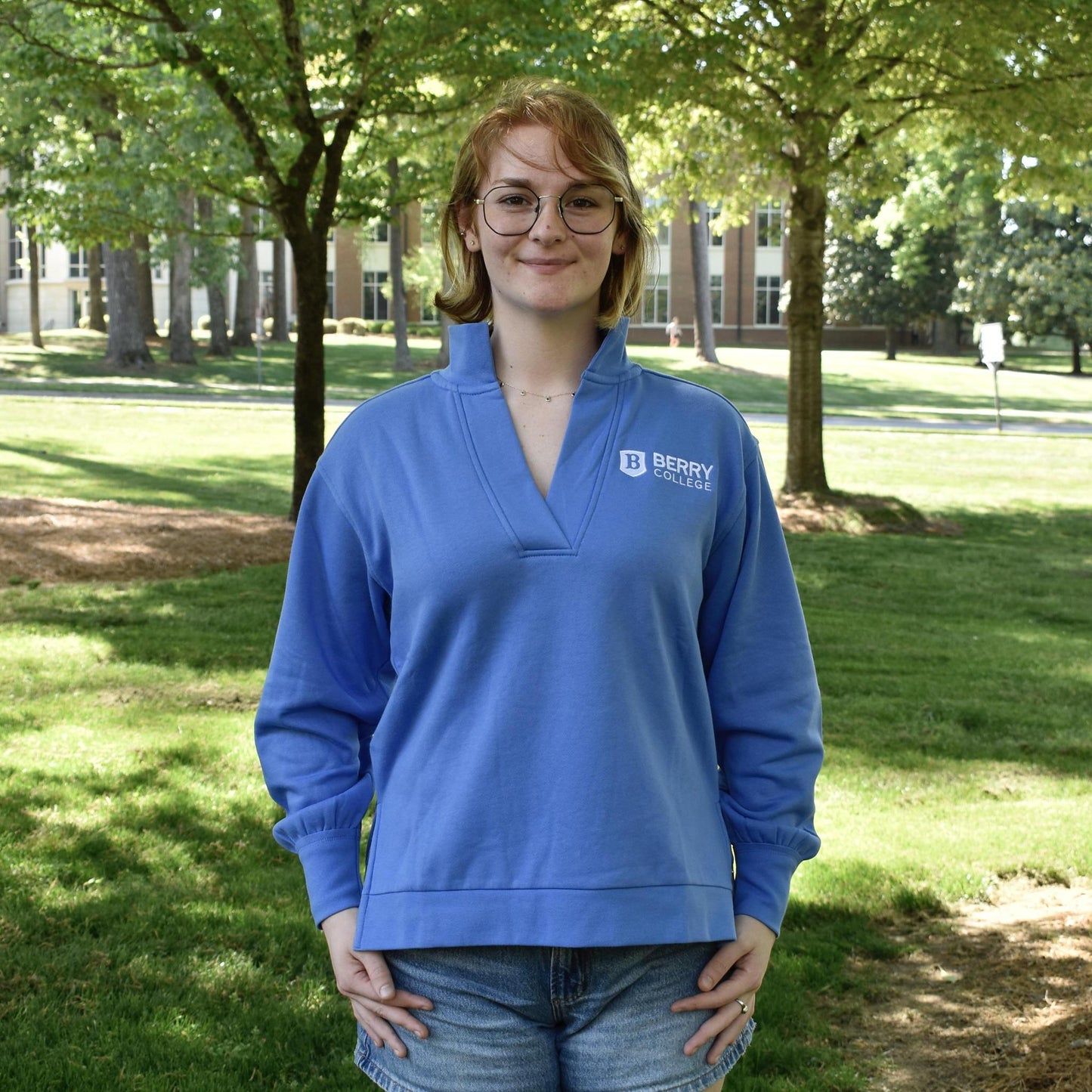 Women's Primary Logo Lake Blue Sweatshirt