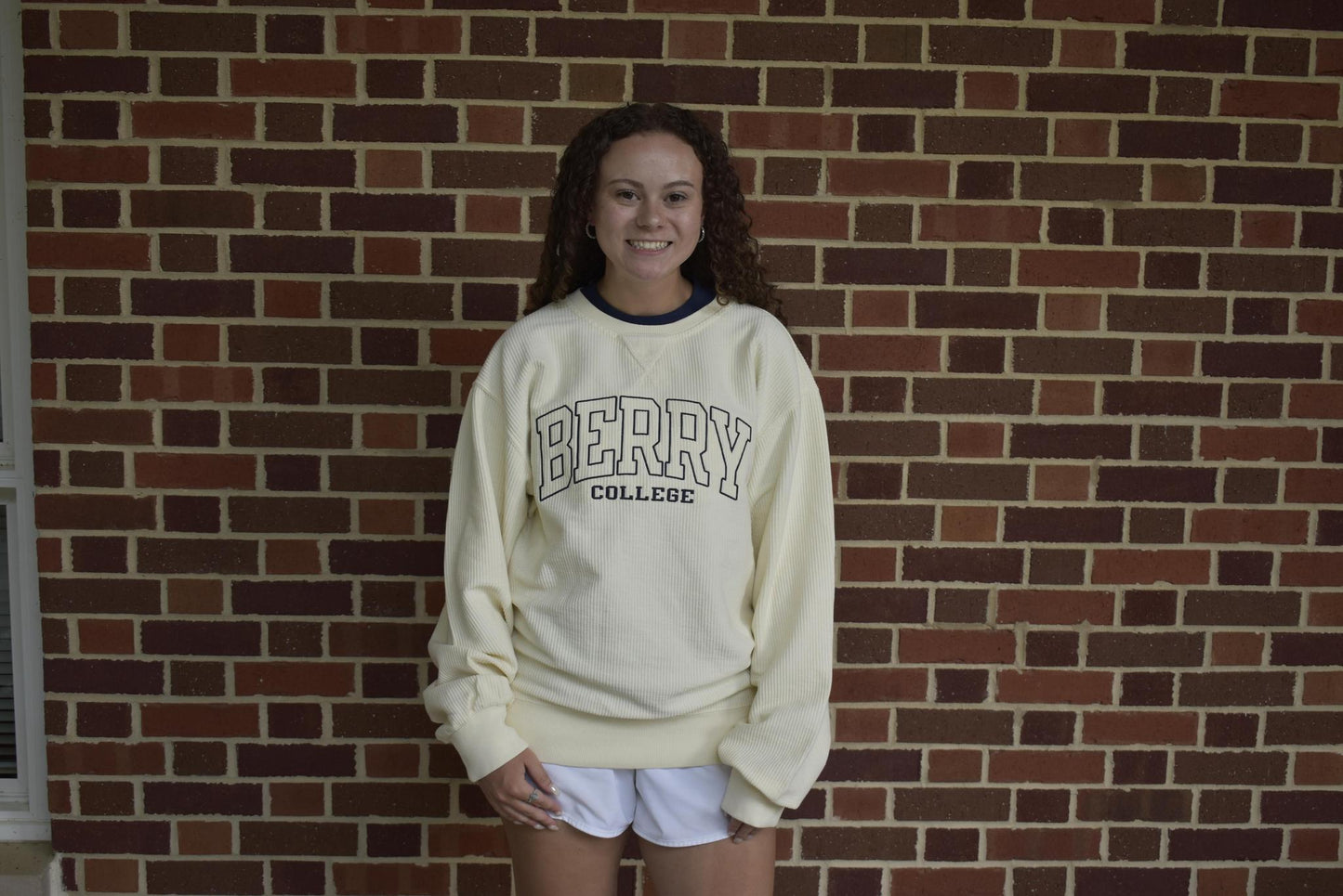 Blue 84 Women's Ivory Dyed Corded Crewneck