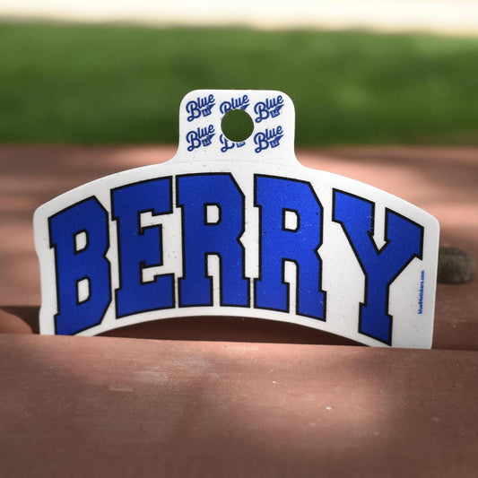 Blue 84 Berry Arched Sticker
