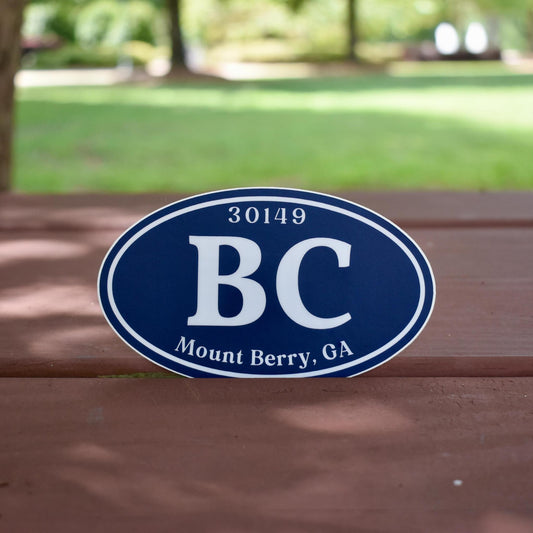 Oval BC Sticker