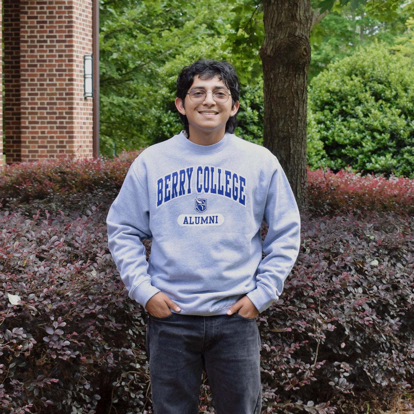 Grey Berry College Alumni Heather Crewneck