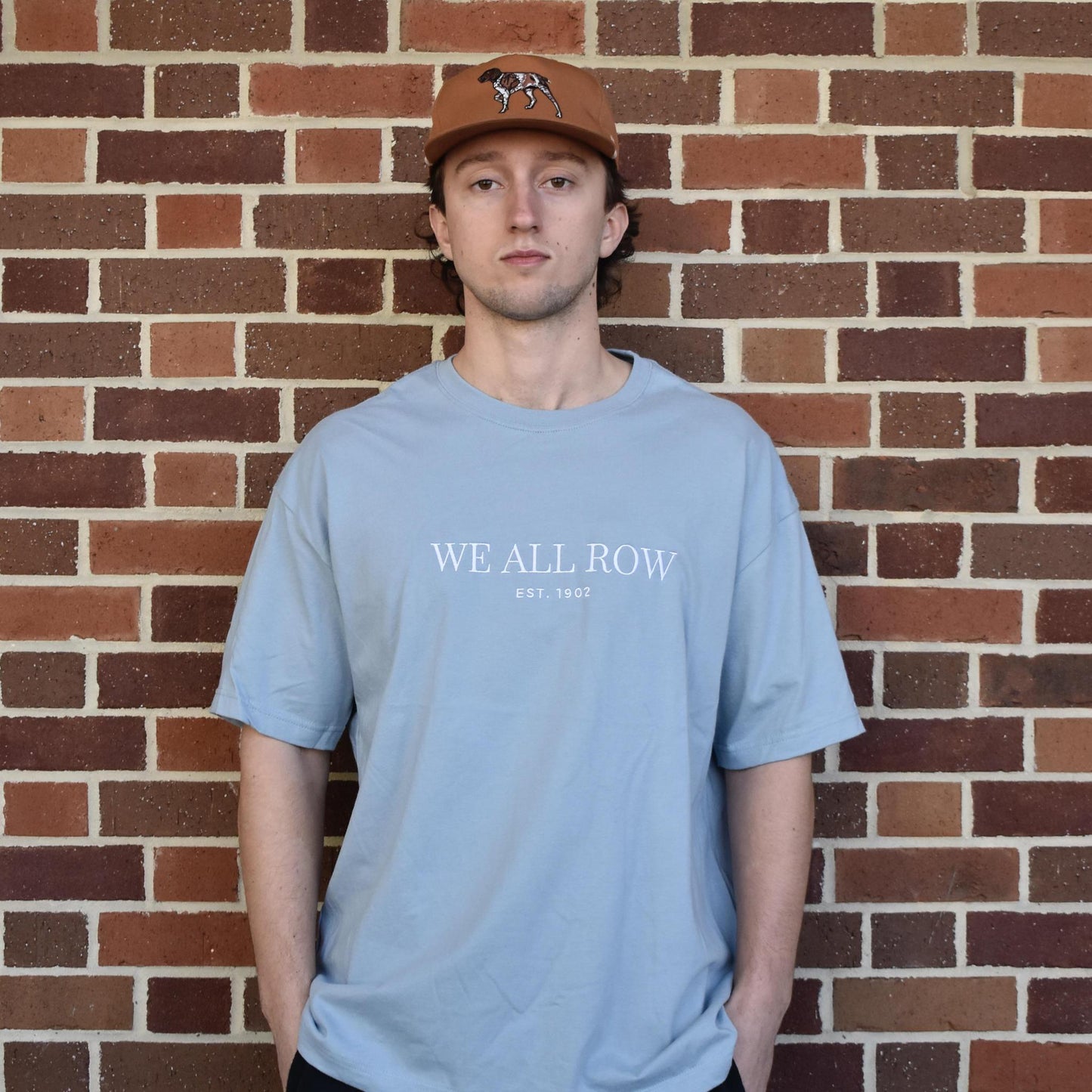 Bella + Canvas Denim "We All Row" Tee