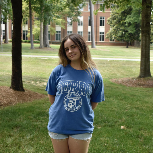 Blue 84 Royal Blue Tee Berry w/ College Seal