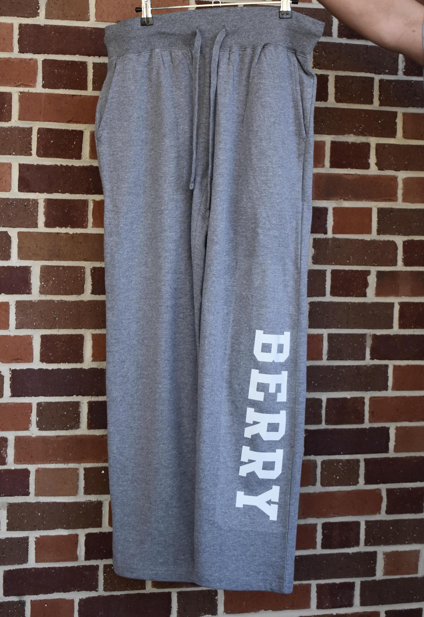 CI Sport Gray Berry Wide-Leg Sweatpants