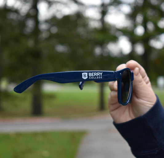 Berry College Navy Sunglasses