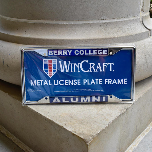 WinCraft Metal License Plate Frame Berry/Alumni