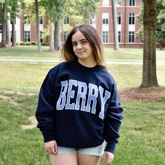 Navy Berry Proweave Crewneck