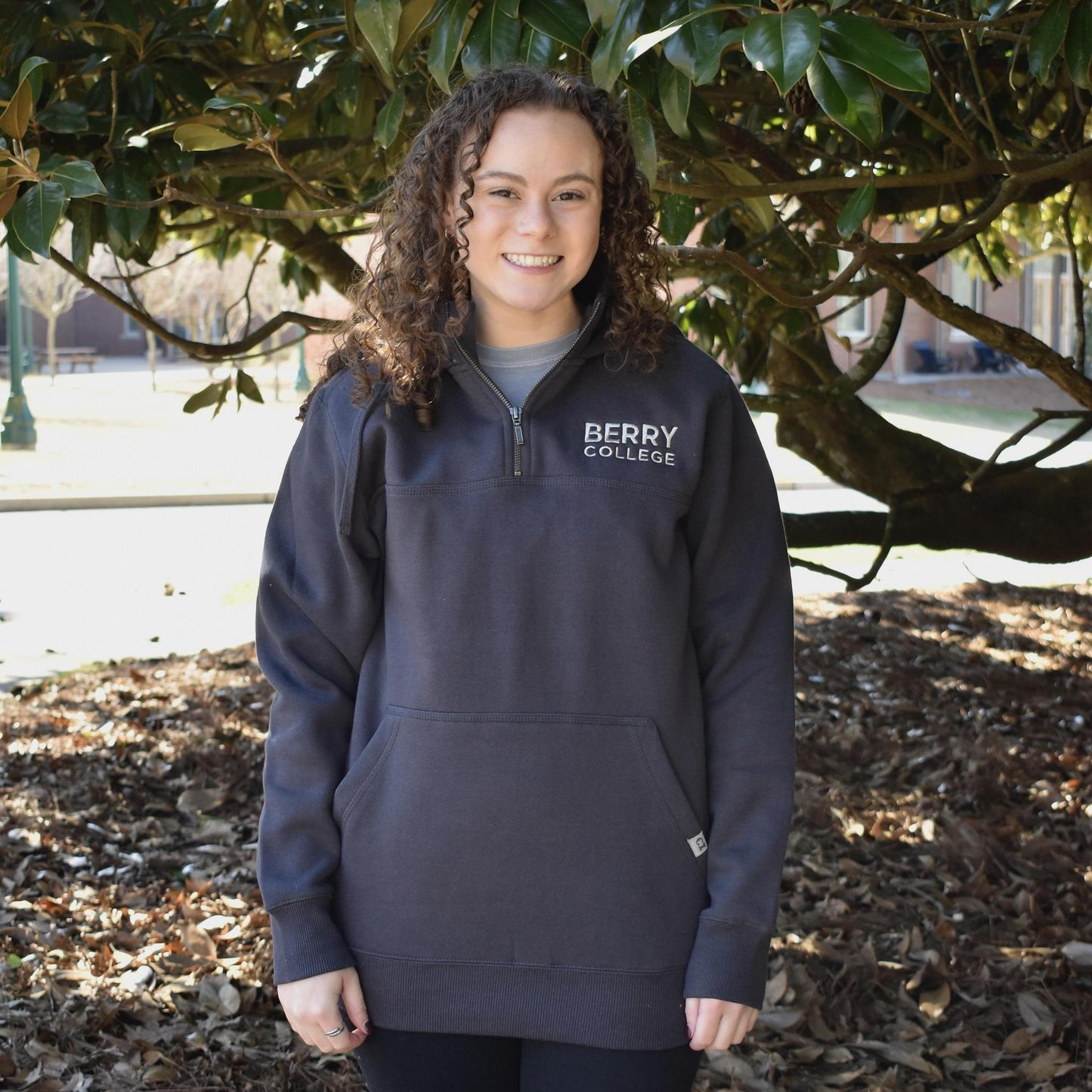 Slate Summit Berry College Hooded 1/4 Zip