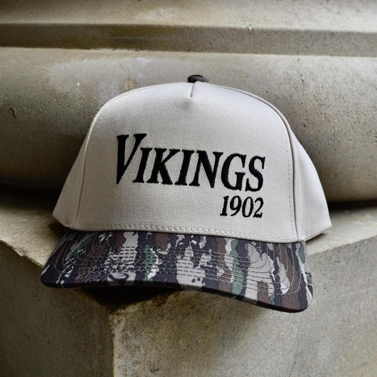 Realtree Camo Vikings 1902 Snap Back Hat