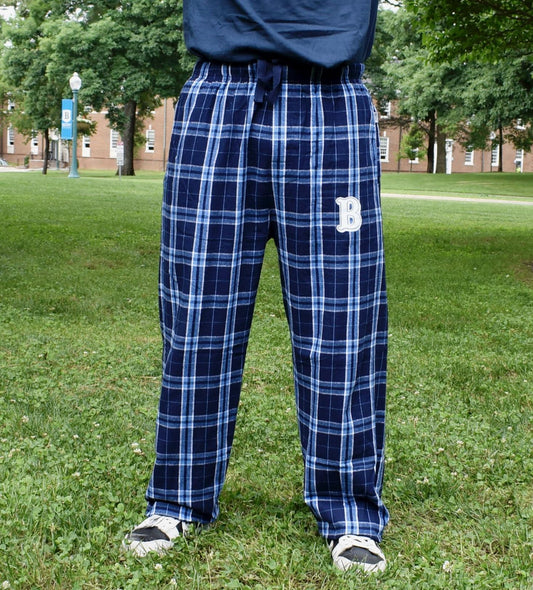 Navy/Columbia Plaid Harley Flannel Pajama Pant with Berry B