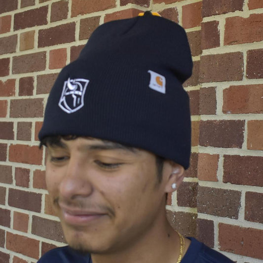 Navy Carhartt Viking Head Watch Cap