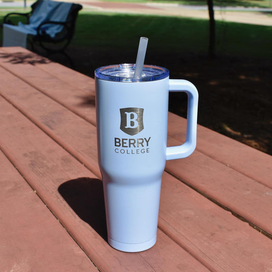 Light Blue Berry Primary Logo Cup w/ Handle