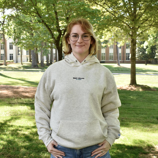 Hamden Hoodie Berry Alumni Oatmeal