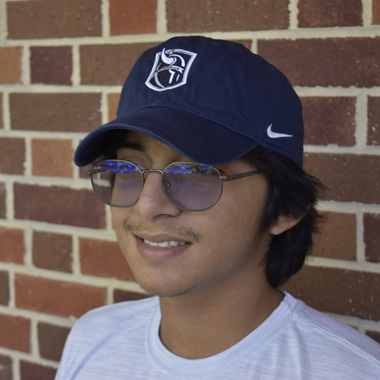 Nike Navy Team Campus Hat w/ Embroidered Viking Head