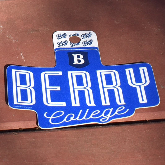 Blue 84 Berry College Amaze Sticker