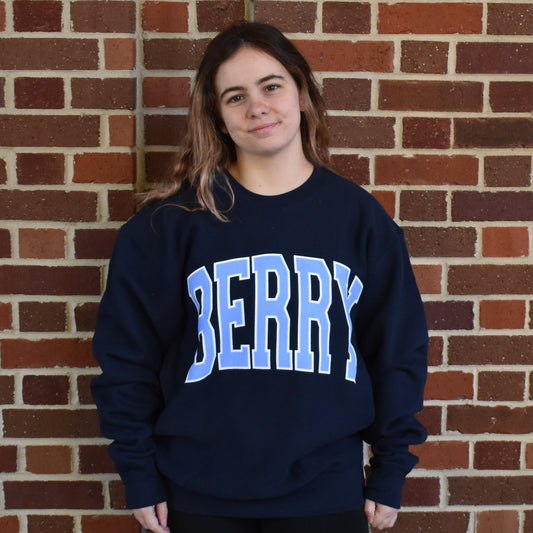 Navy Berry Proweave Crewneck