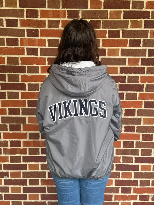 Graphite Berry Viking head/Vikings Liberty Jacket
