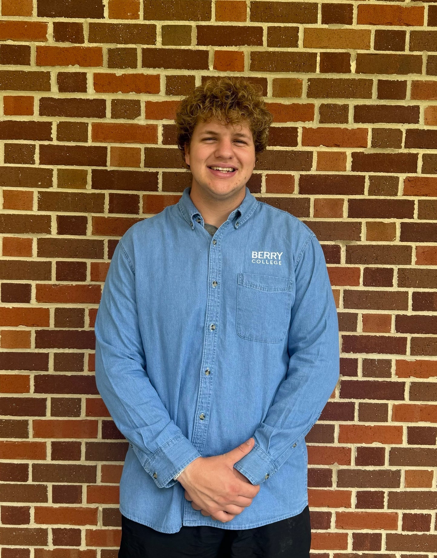 Long Sleeve Denim Berry College Shirt